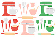 Cherry Bomb Baking Clipart & Vectors, an Illustration by Amanda Ilkov (Thumbnail 3 of 4)