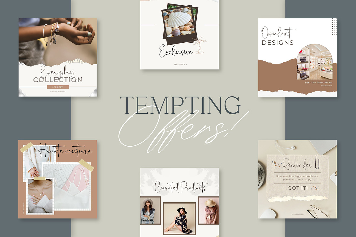CLASSY Paper Based Instagram Creator, a Social Media Template by SNIPESCIENTIST (Photo 5 of 33)