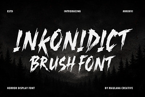 Inkonidict Horror Brush Halloween