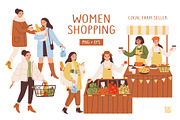 Women shopping | Local farm, a Person Illustration by vik.stock (Thumbnail 1 of 5)