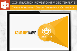 Construction PowerPoint Template