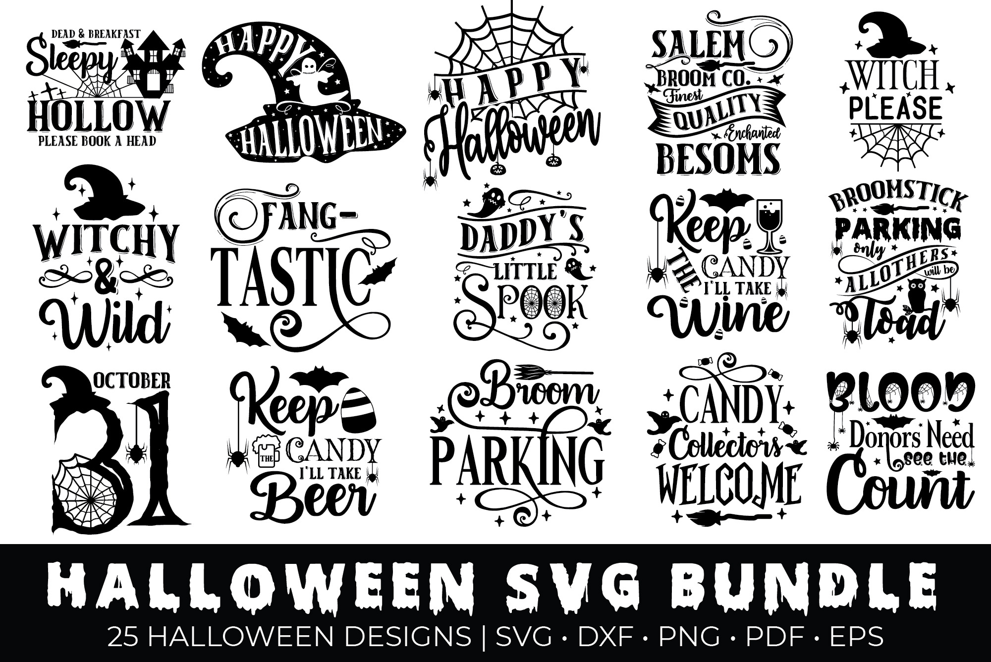 Halloween SVG Bundle, a Graphic by CraftlabSVG