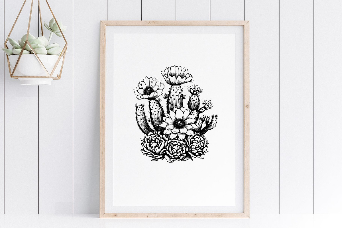 Cactus SVG - Desert Clipart, an Illustration by YouniqueArtwork (Photo 4 of 5)