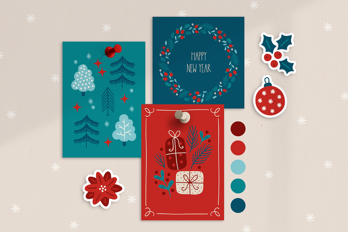 Cozy Winter Kit, a Seasonal Illustration by miumiu (Photo 2 of 15)