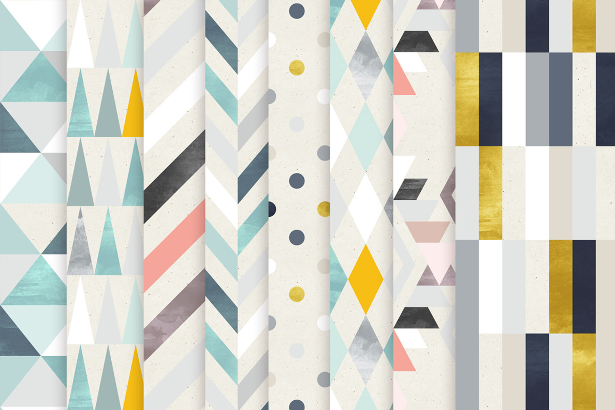 Geometric Pattern Collection, a Pattern Graphic by Irtsya (Photo 2 of 6)