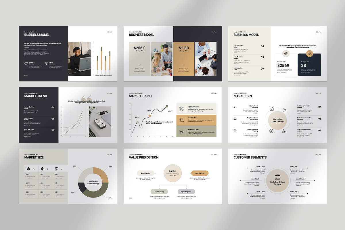 Business Plan Presentation Template, a Presentation Template by GoldenPixelStudio (Photo 7 of 10)