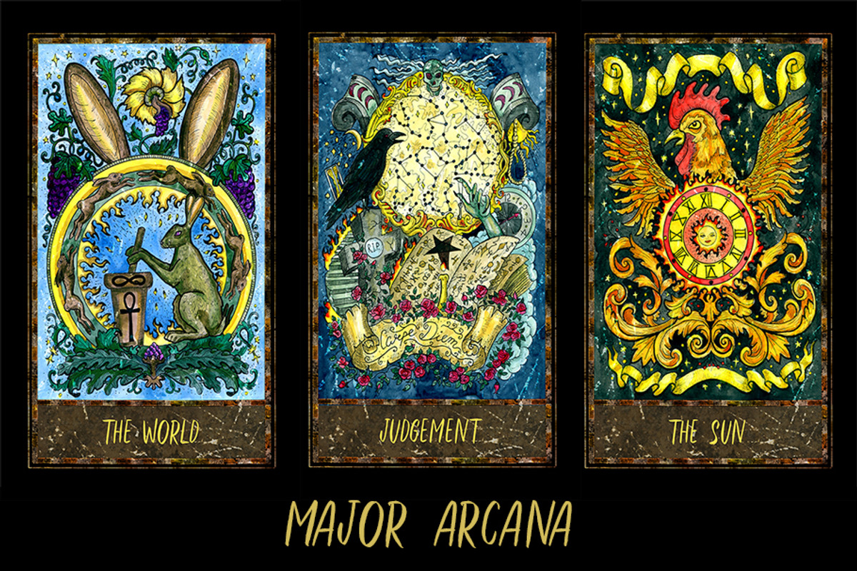 Magic Gate Tarot Deck colorful, a Decorative Illustration by Samiramay (Photo 8 of 27)