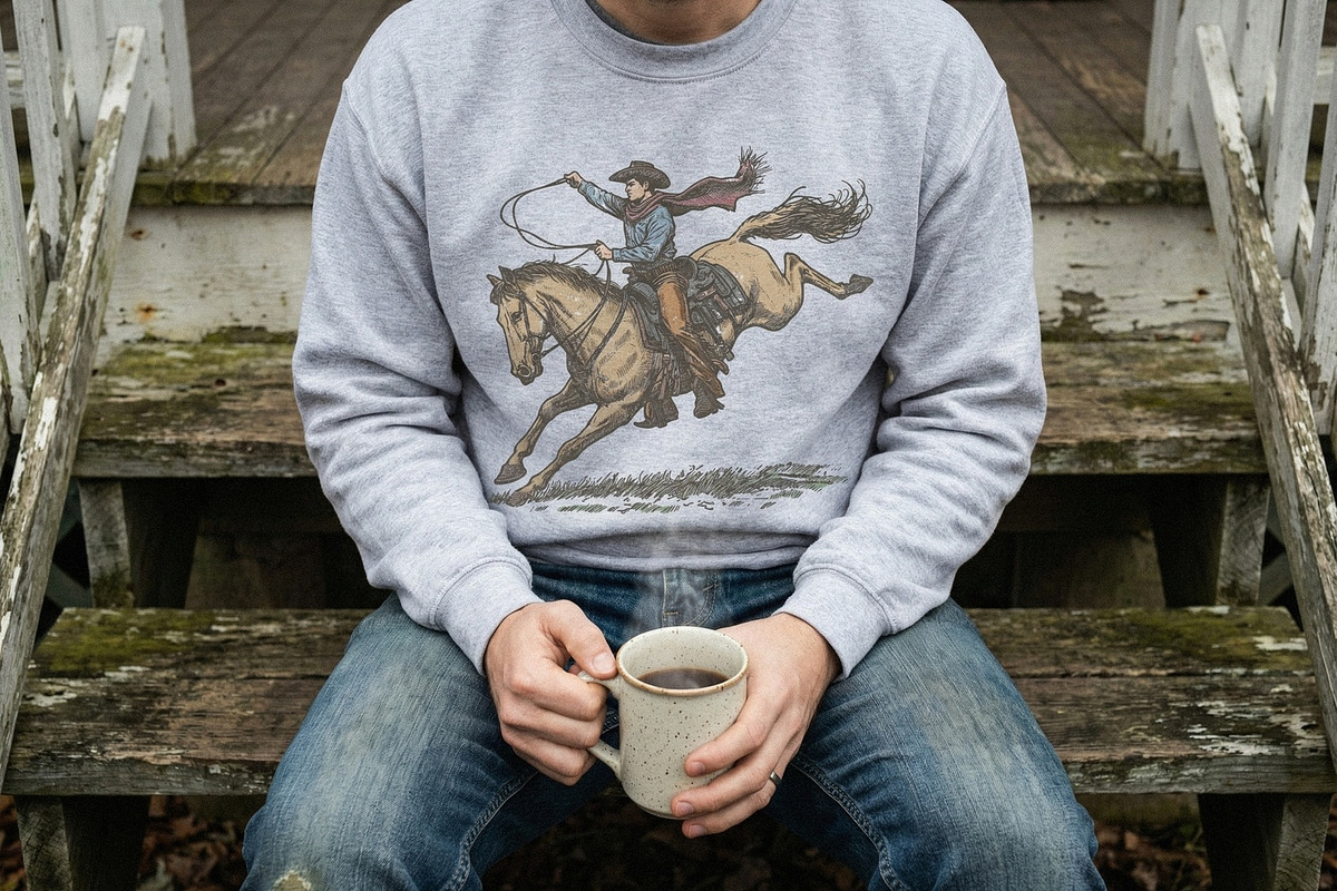 Cowboy Roping Horse PNG, Western, an Illustration by SharpMarketplace (Photo 3 of 3)
