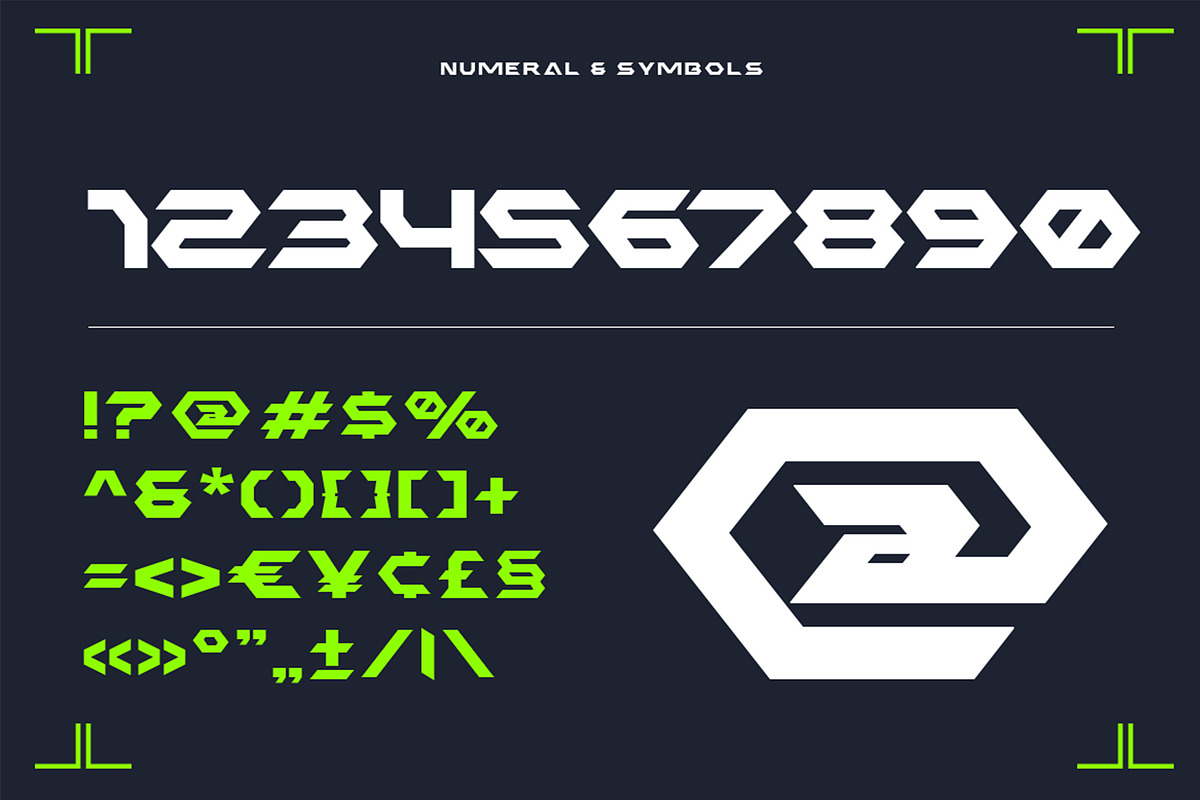 Halford – Futuristic Geometric Font, a Font by Pekotype (Photo 4 of 16)