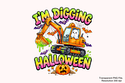 I'm Digging Halloween Png, an Object Graphic by Clipart Bloom (Thumbnail 1 of 3)