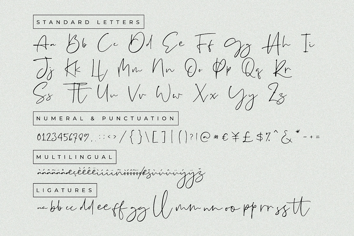 Ovetta Handwritten Script, a Script Font by Awanstudio (Photo 7 of 7)