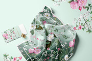 Cherry Blossom Floral Paper Pack, a Pattern Graphic by paper aesthetic (Thumbnail 6 of 7)