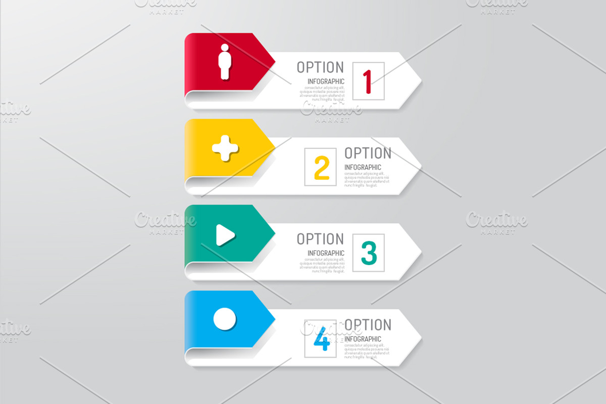 Modern infographics design options ., a Presentation Template by Feelplus Creator