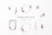 Lilac Garden Watercolor Collection, a Decorative Illustration by Liliia Polos Illustration (Thumbnail 4 of 10)