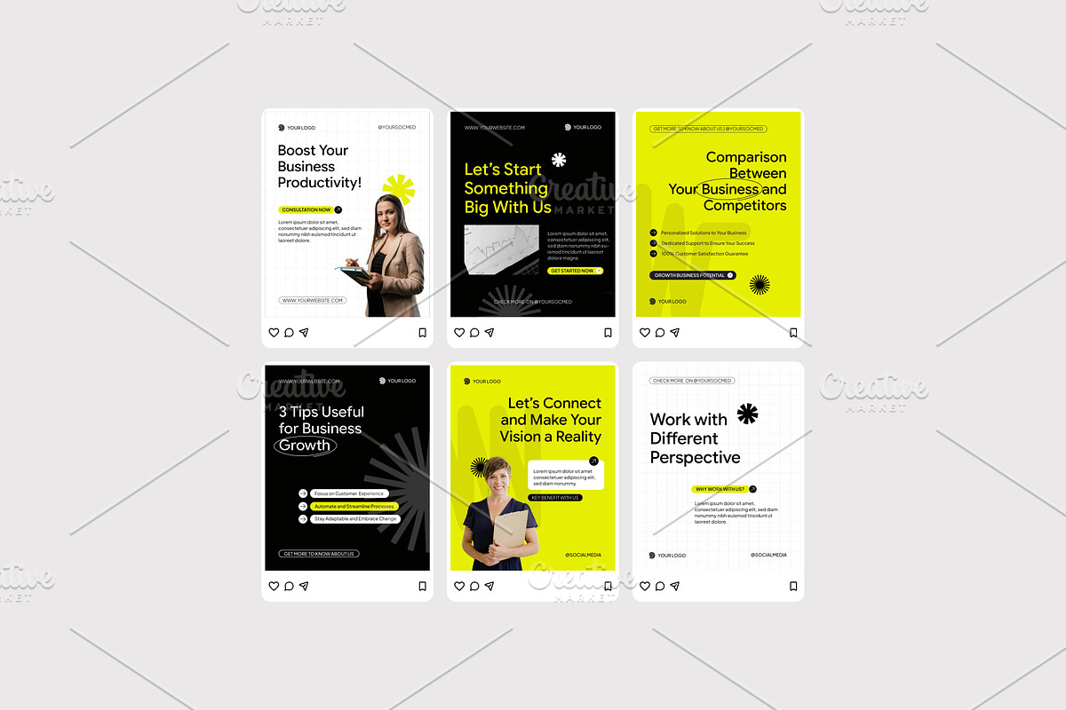 Business Growth Strategy - Instagram, a Social Media Template by Izdihaar_Studio (Photo 4 of 4)