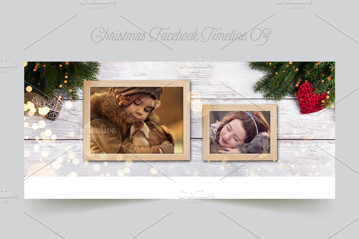 Christmas Facebook Cover 03, a Social Media Template by Orange Fox