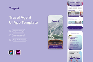 Tragent - Travel Agent UI Kit