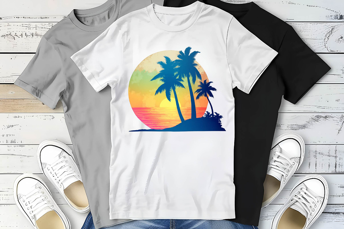 Retro Sunset Clipart Bundle, an Illustration by Wow Magic (Photo 2 of 4)