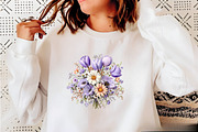 Spring Flowers Sublimation Clipart, an Illustration by SVGArt (Thumbnail 9 of 9)