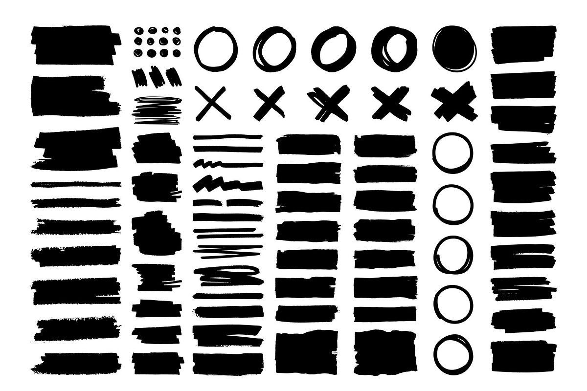 Vector Hand Drawn Design Elements, a Decorative Illustration by FourLeafLover (Photo 10 of 20)