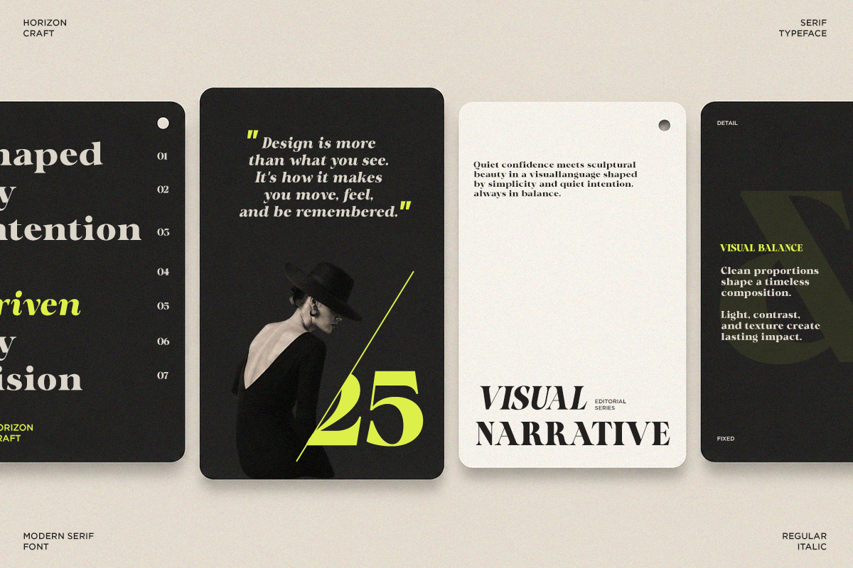 Horizon Craft - Bold Magazine Serif, a Serif Font by RagamKata (Photo 4 of 10)