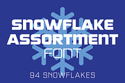 Snowflake Assortment Font, a Symbol Font by GG Design (Thumbnail 1 of 10)