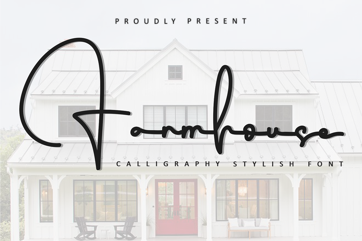 Farmhouse, a Handwritten Font by InermediaSTUDIO (Photo 1 of 8)
