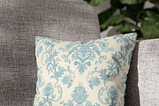 Vintage Blue Damask Pattern, a Pattern Graphic by elfy creative (Thumbnail 3 of 5)