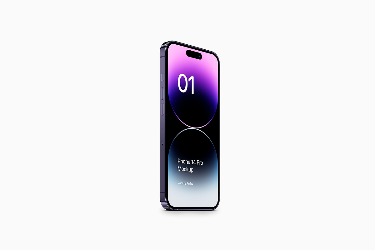 Phone 14 Pro - 21 Mockups Scenes, an iPhone Mockup by Asylab (Photo 26 of 35)