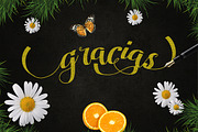 Amandella Script, a Script Font by madeDeduk (Thumbnail 5 of 5)