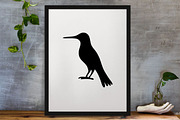 Bird Silhouette SVG, an Animal Illustration by newminddesign (Thumbnail 3 of 3)
