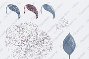 Twilight Tropical Watercolor Floral, an Illustration by ClipartBrat Graphics (Thumbnail 4 of 5)