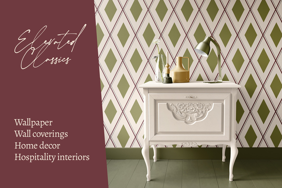Classic Geometric Seamless Patterns, a Pattern Graphic by Svetlana Lerie (Photo 5 of 12)