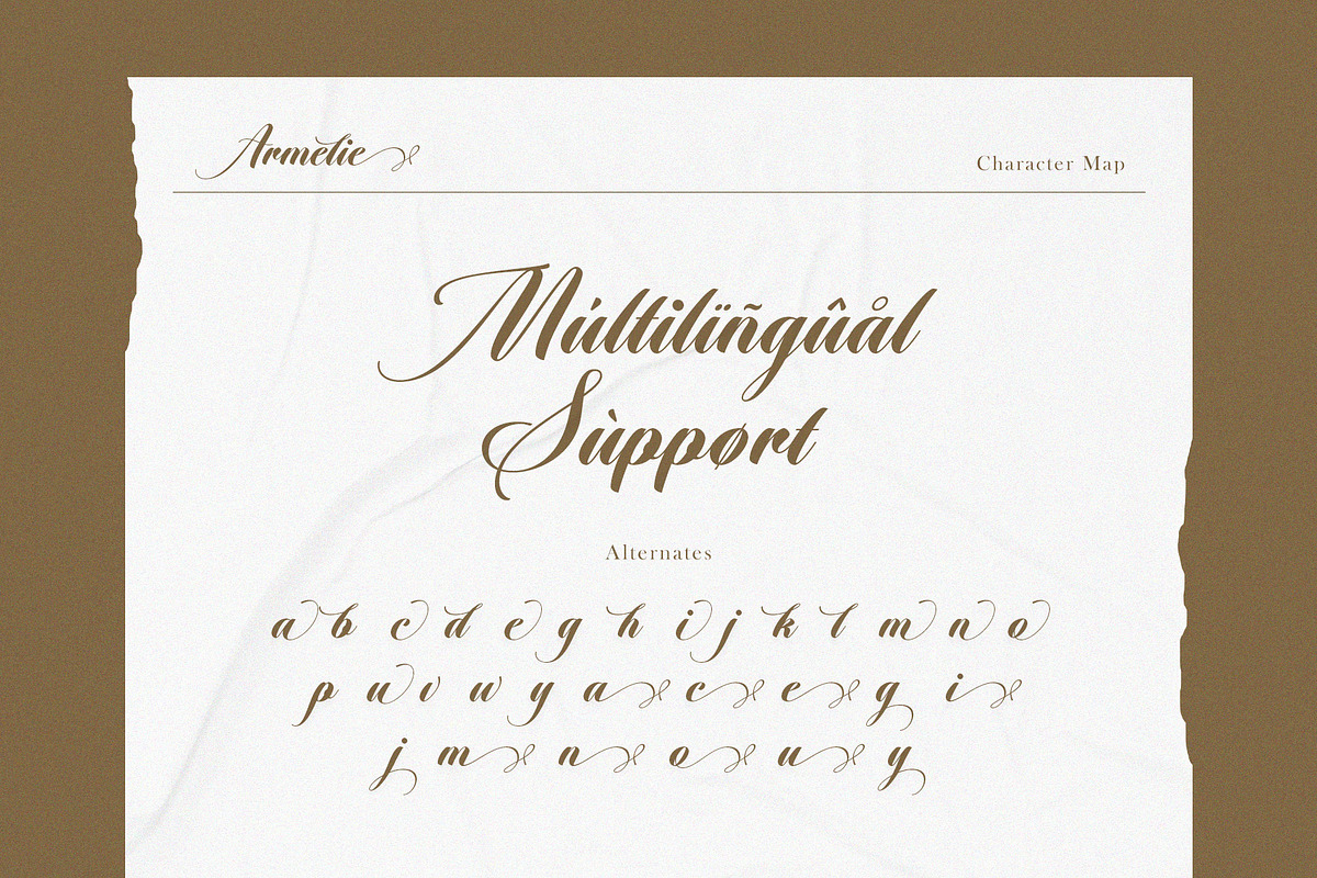 Armelie – Elegant & Stylish Script, a Script Font by BrandSemut (Photo 10 of 10)