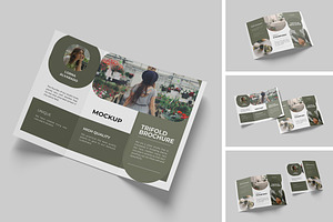 Trifold Brochure Mockup