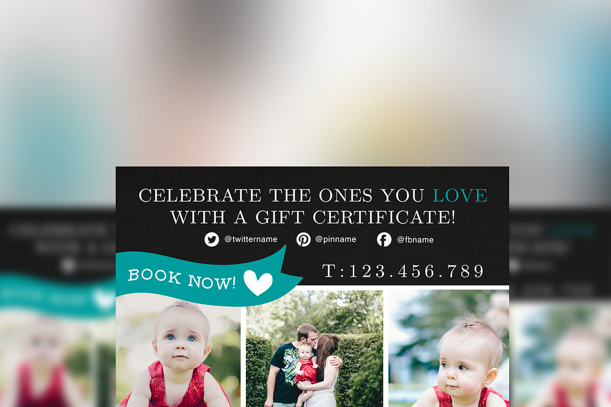 Modern Chalkboard Gift Certificate, a Brochure Template by FUN TENT DESIGN (Photo 2 of 3)