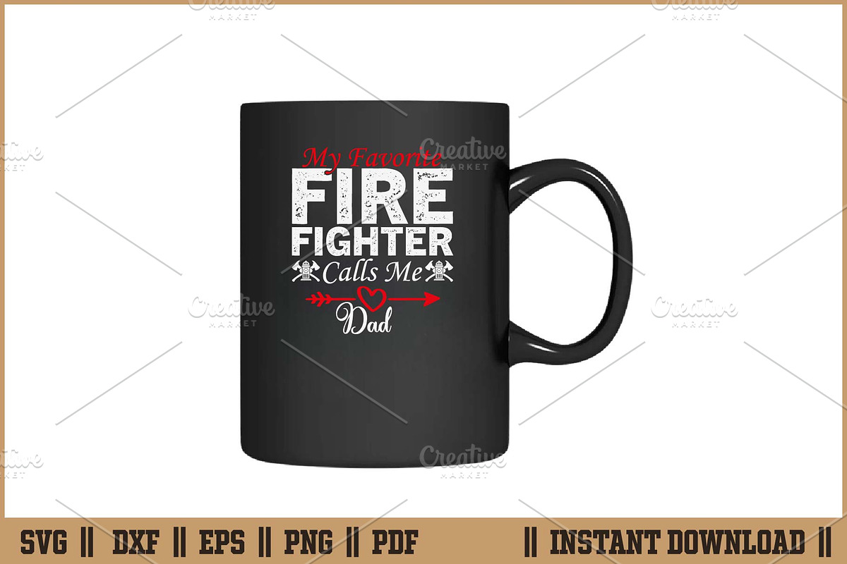 My Favorite Firefighter Calls Me Dad, an Illustration by Handy Arts Studio (Photo 3 of 3)