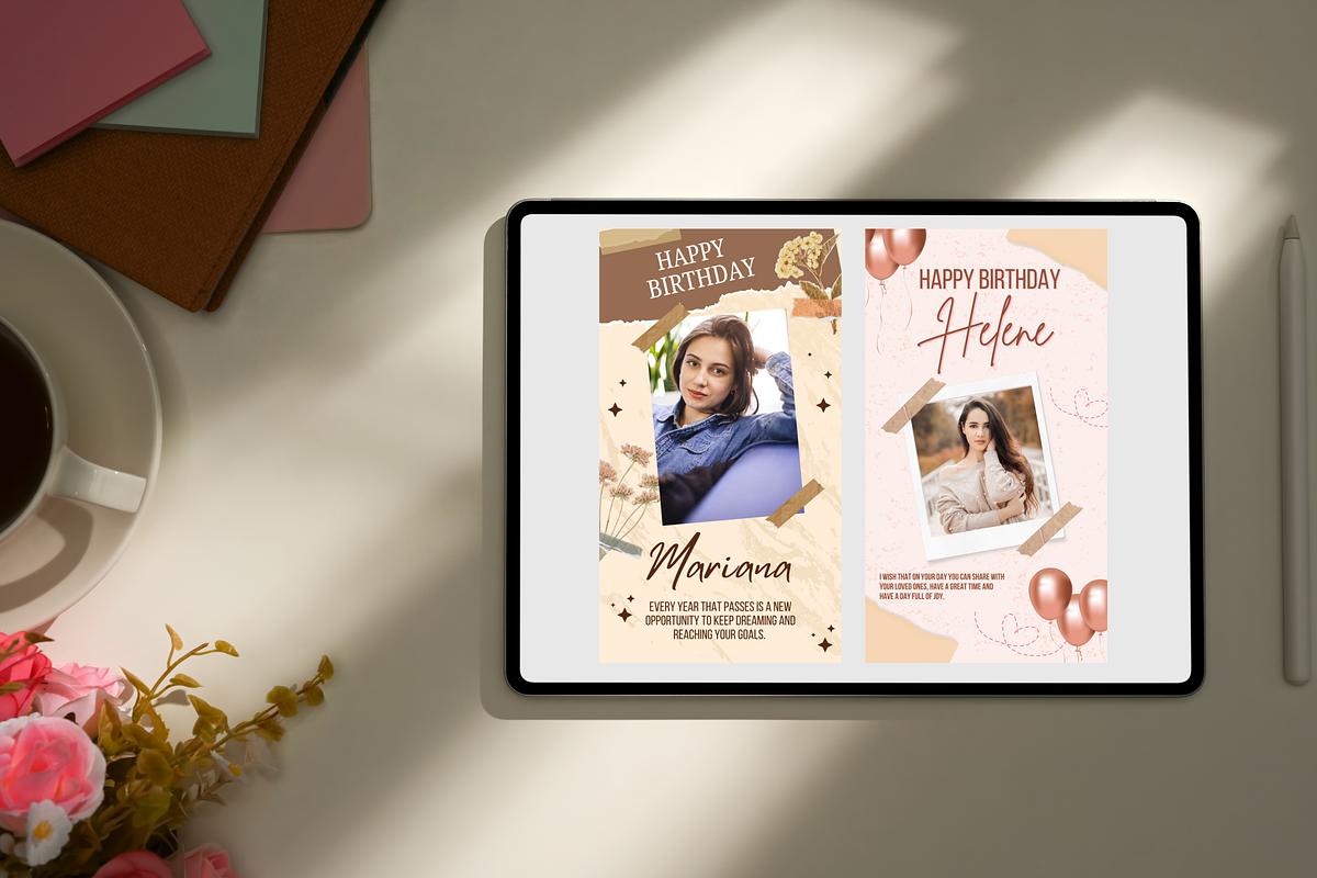 Happy Birthday Mobile Templates, a Templates & Theme by TemplateCastleStore (Photo 6 of 9)