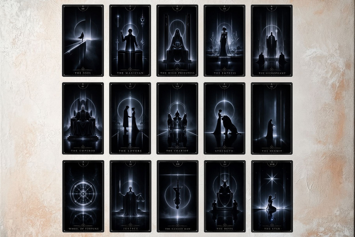 The Nocturne Arcana Dark Tarot cards, a Decorative Illustration by ThatsDesignArt (Photo 4 of 10)
