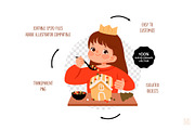 Christmas Kids Clipart, a Person Illustration by vik.stock (Thumbnail 3 of 5)