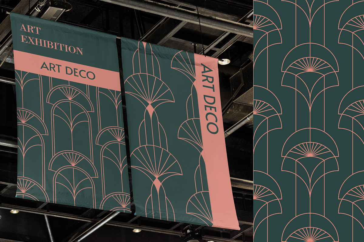 FishScale ArtDeco Patterns V5, a Pattern Graphic by Firowerk (Photo 4 of 7)
