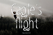 Eagle's Flight | Natural Sans Serif, a Sans Serif Font by Mr.Typeman (Thumbnail 1 of 7)