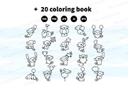 Kawaii Axolotl with Balloons, an Animal Illustration by Palau (Thumbnail 11 of 12)