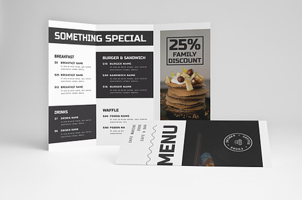 Trifold Menu Template