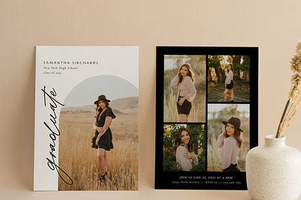 Graduation Card Templates G297, an Invitation Template by Salsal Design