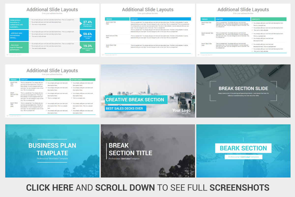 Investors PowerPoint Pitch Decks, a Presentation Template by SlideSalad (Photo 51 of 52)