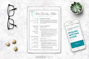 Professional Resume for Teachers, a Resume Template by HIRED Design Studio (Thumbnail 6 of 13)