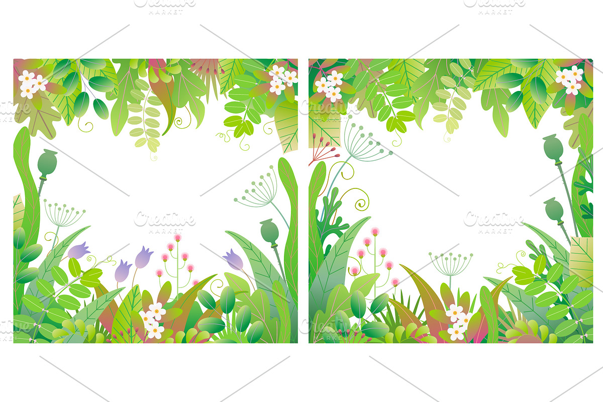 Green Leaves  Freshness, a Decorative Illustration by Valentyna Smordova (Photo 5 of 8)