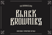 Black Brownies Font, a Serif Font by Onotype (Thumbnail 1 of 6)