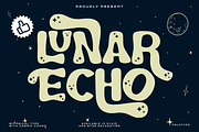 Lunar Echo - Cosmic Vibes Font, a Font by Helotype (Thumbnail 1 of 9)
